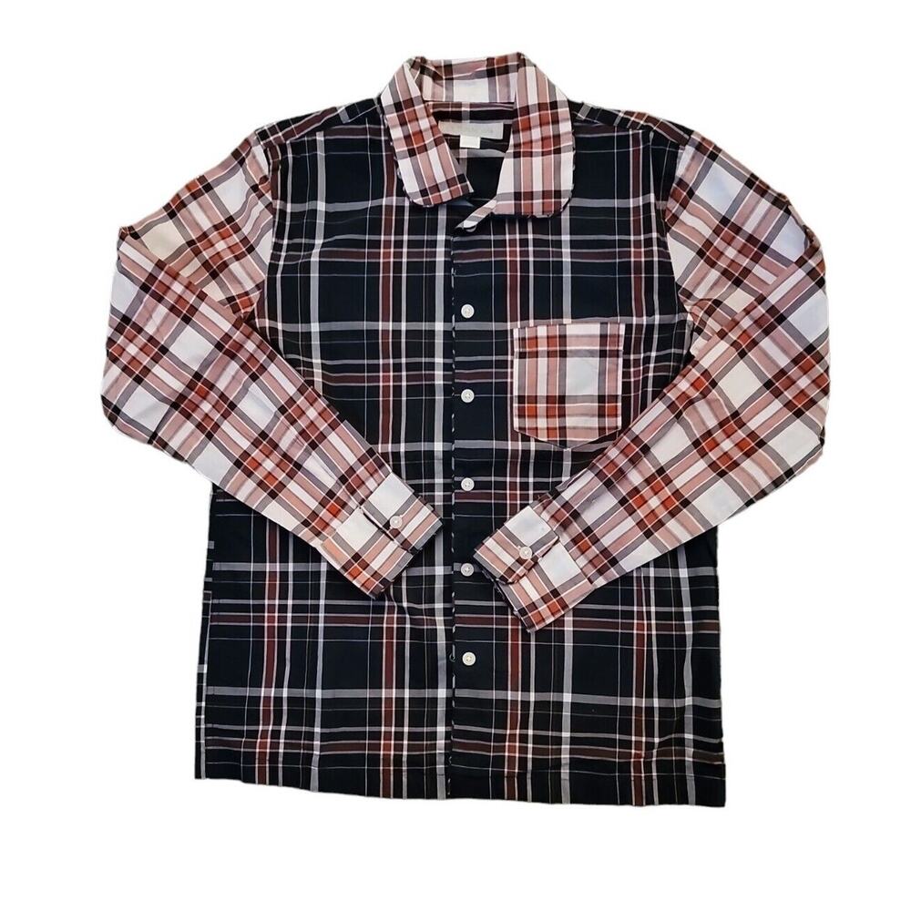 OUTERKNOWN Long Sleeves Button Up Shirt Men’s Size XS/S Plaid Organic Cotton